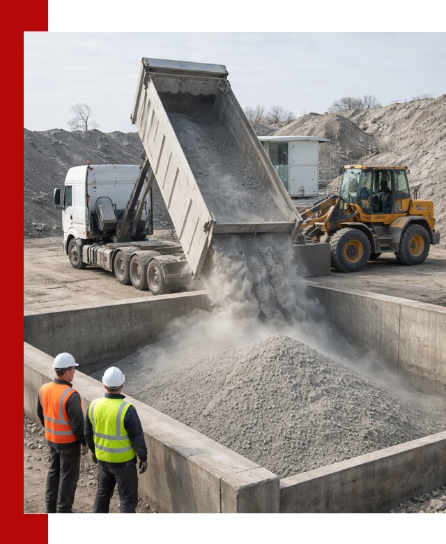 Доставка цемента навалом в Сестрорецке крупными партиями