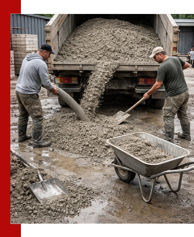 Цементно-песчаная смесь М150 доставка в Сестрорецке