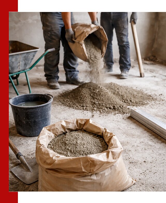 Доставка сухой смеси для стяжки в Сестрорецке