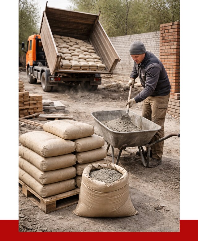 Купить сухую смесь для кладки в Сестрорецке от 1230 р. | ПРОНЕРУДСст