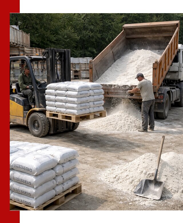 Доставка строительной извести оптом и в розницу в Сестрорецке