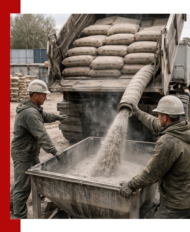 Доставка цемента М400 в Сестрорецке оптом и в розницу