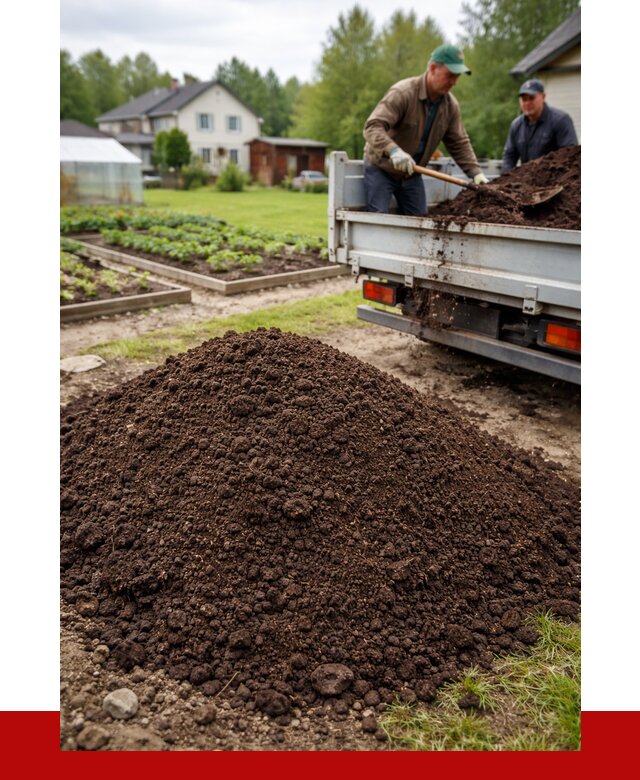 Плодородный грунт в Сестрорецке с доставкой от 4305 р. | ПРОНЕРУДСст
