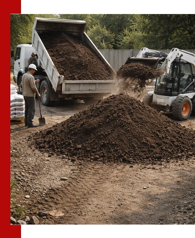 Доставка растительного грунта в Сестрорецке от производителя оптом и в розницу
