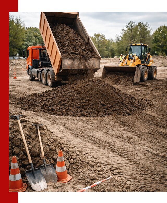 Поставка и доставка планировочного грунта в Сестрорецке