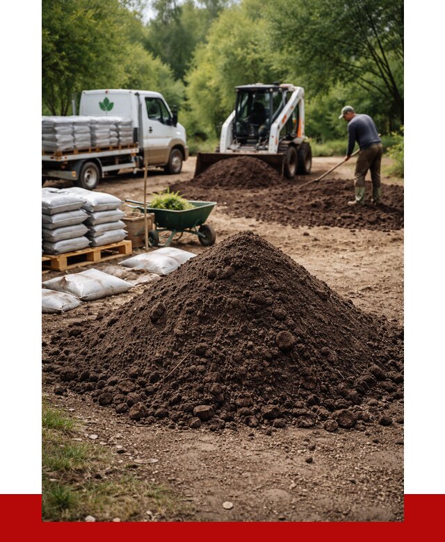 Грунт для озеленения с доставкой в Сестрорецке от 1845 р. | ПРОНЕРУДСст