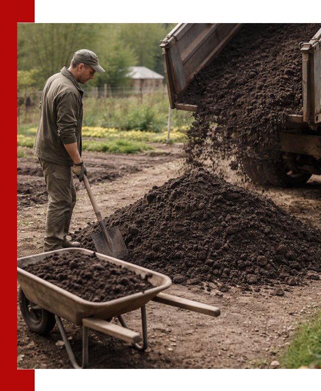 Доставка качественной земли для огорода в Сестрорецке