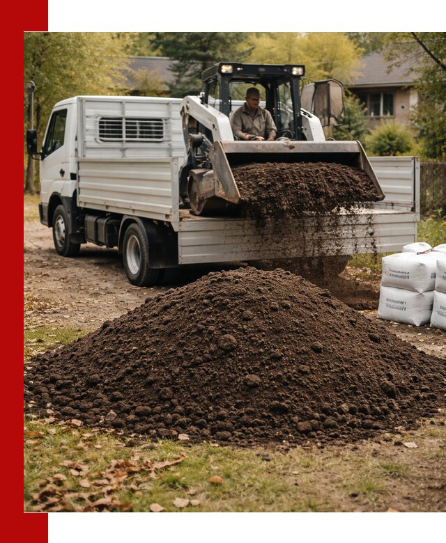 Доставка садовой земли в больших объёмах в Сестрорецке
