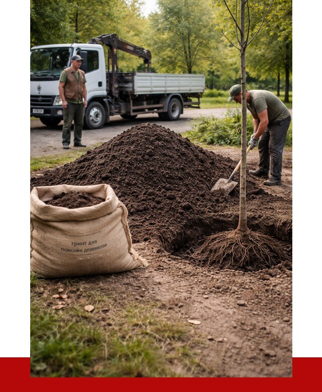 Грунт для посадки деревьев в Сестрорецке от 1230 р. | ПРОНЕРУДСст
