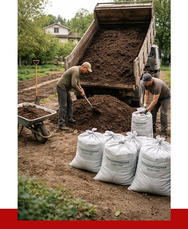 Плодородная смесь в Сестрорецке от 4305 р./куб с доставкой | ПРОНЕРУДСст