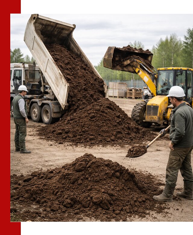 Доставка торфа оптом и в мешках в Сестрорецке