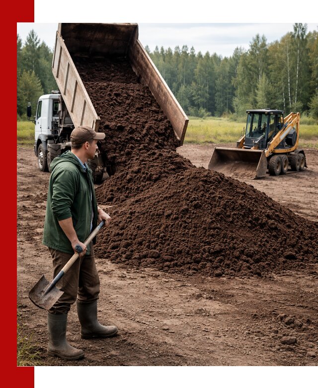 Купить верховой торф с доставкой в Сестрорецке для садоводства и растений