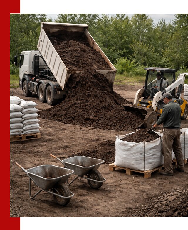 Доставка и продажа торфогрунта в Сестрорецке оптом и в розницу