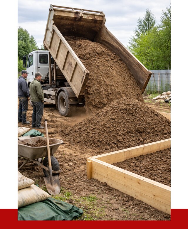 Торфо песчаная смесь в Сестрорецке с доставкой от 1896 р. | ПРОНЕРУДСст