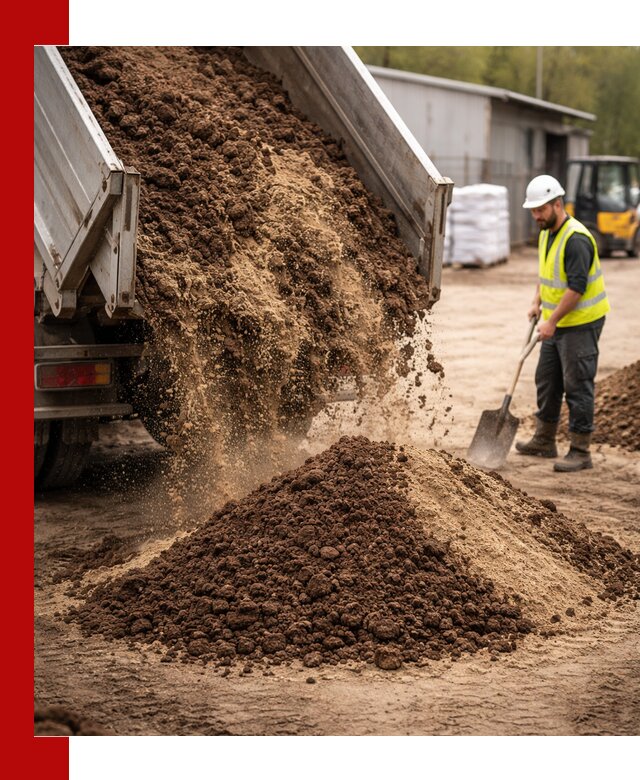 Доставка торфо-песчаной смеси в Сестрорецке для строительства и озеленения