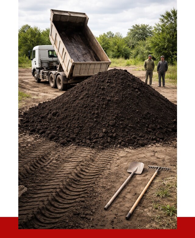 Купить чернозем навалом в Сестрорецке от 1230 р. за куб | ПРОНЕРУДСст