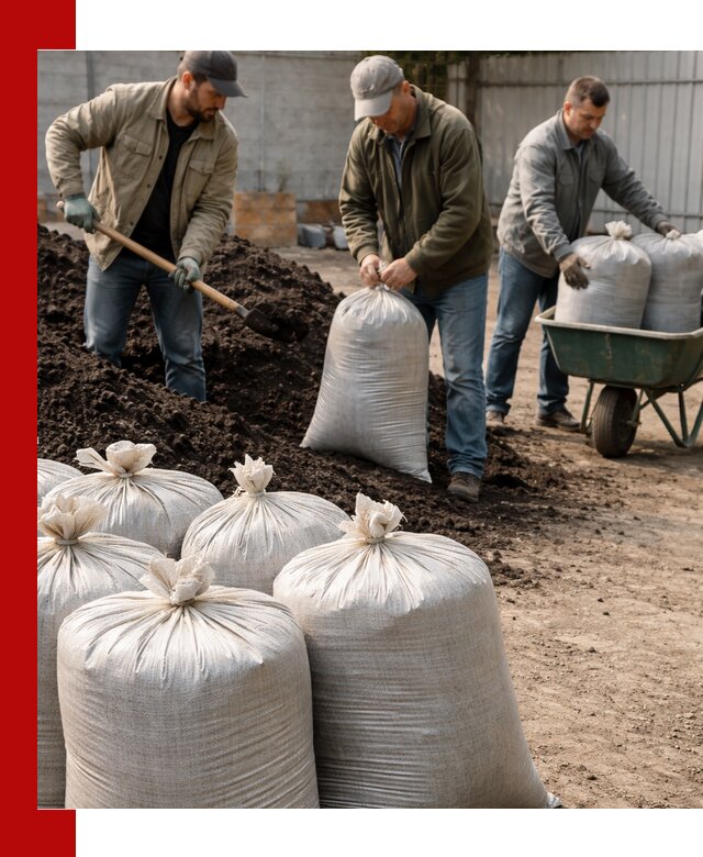 Купить чернозем в мешках с доставкой в Сестрорецке