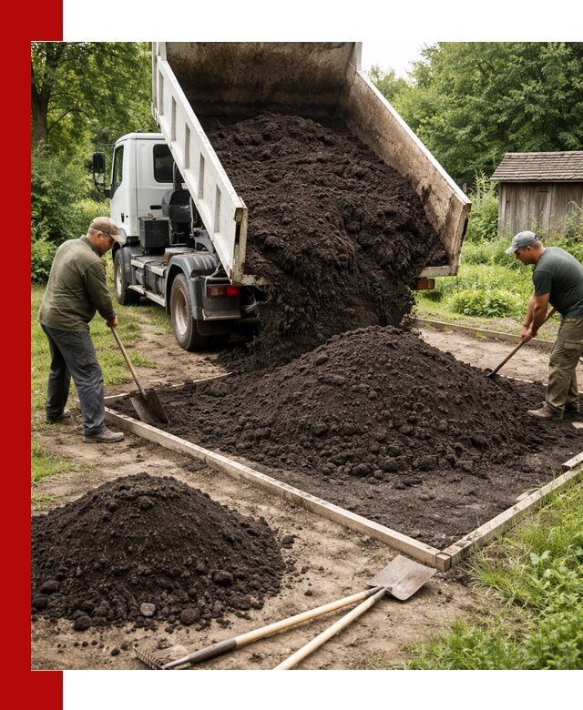 Купить чистый чернозем для огорода с доставкой в Сестрорецке