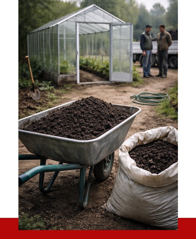 Чернозем для теплицы в Сестрорецке с доставкой от 1537 р. | ПРОНЕРУДСст