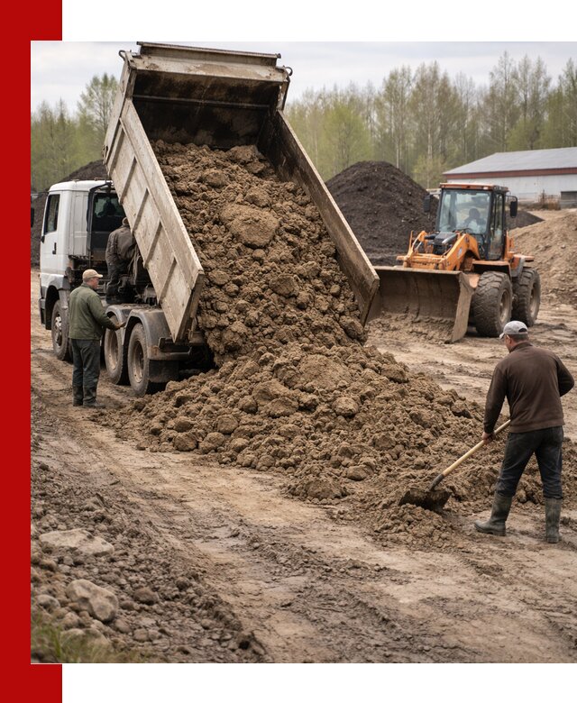 Доставка глин и суглинков в Сестрорецке оптом и вкрай