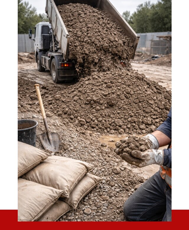 Купить глина для засыпки в Сестрорецке от 1230 р. за куб | ПРОНЕРУДСст