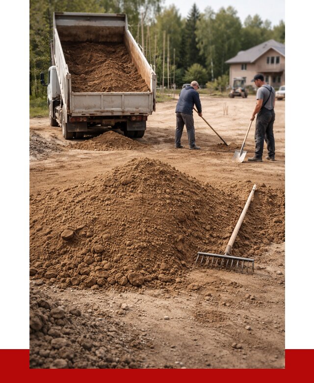 Суглинок для планировки в Сестрорецке с доставкой от 4305 р. | ПРОНЕРУДСст