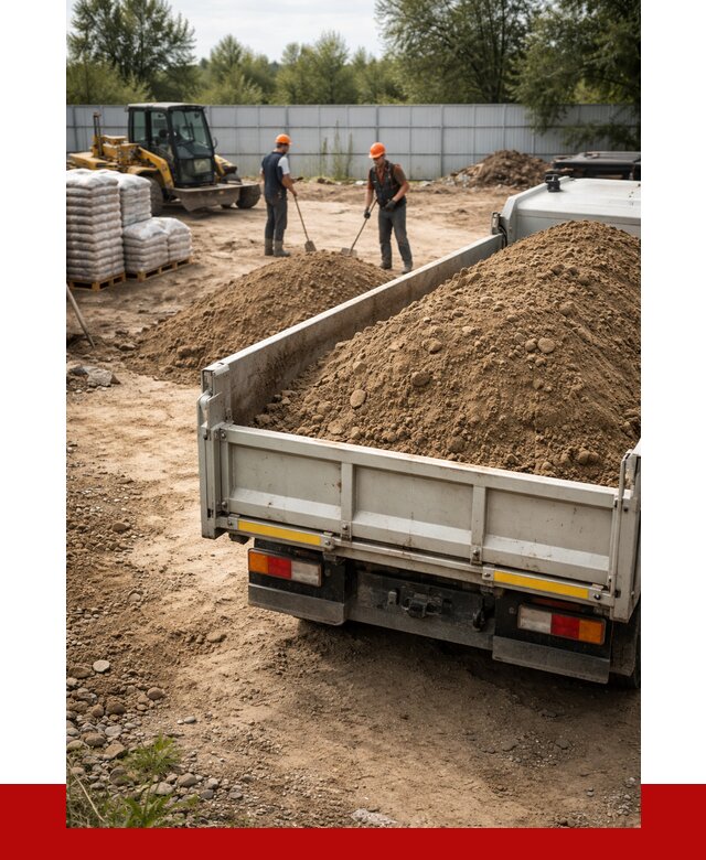 Супесь с доставкой в Сестрорецке от 2511 р. за куб | ПРОНЕРУДСст