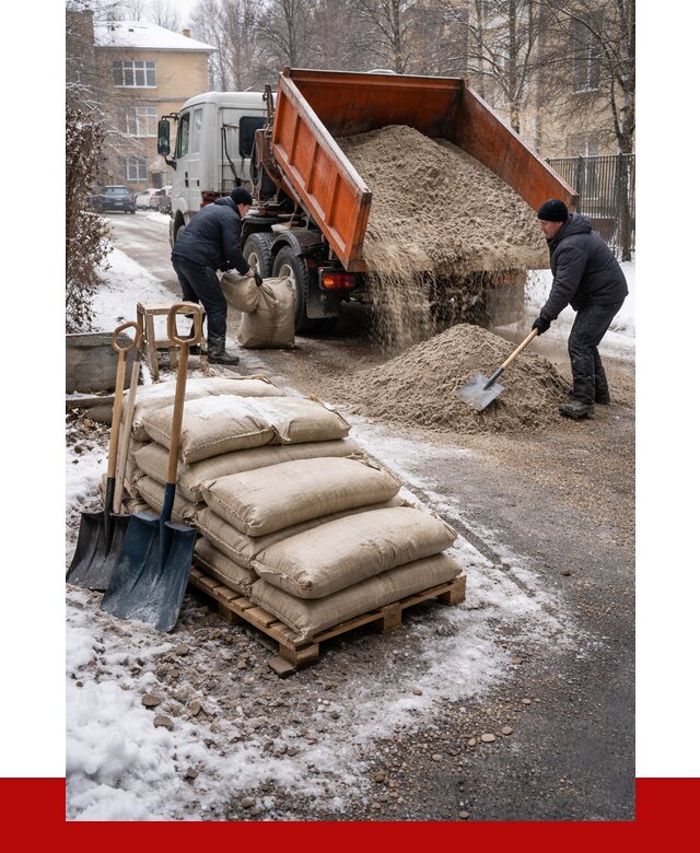 Противогололедные материалы оптом в Сестрорецке от 4305 р. | ПРОНЕРУДСст