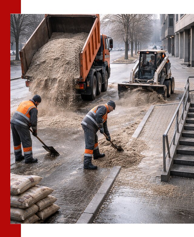Поставка противогололедных материалов в Сестрорецке