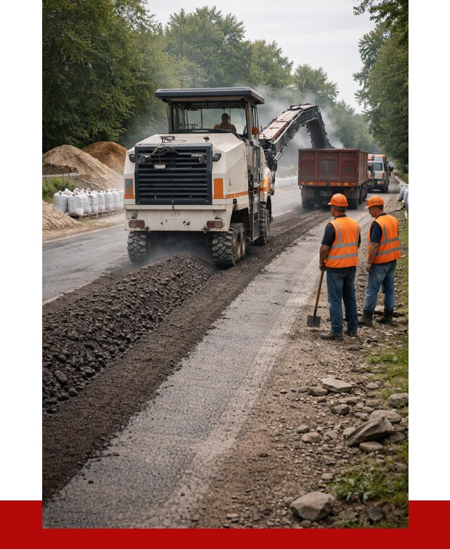 Фрезерованный асфальт в Сестрорецке от 2255 р./куб. | ПРОНЕРУДСст