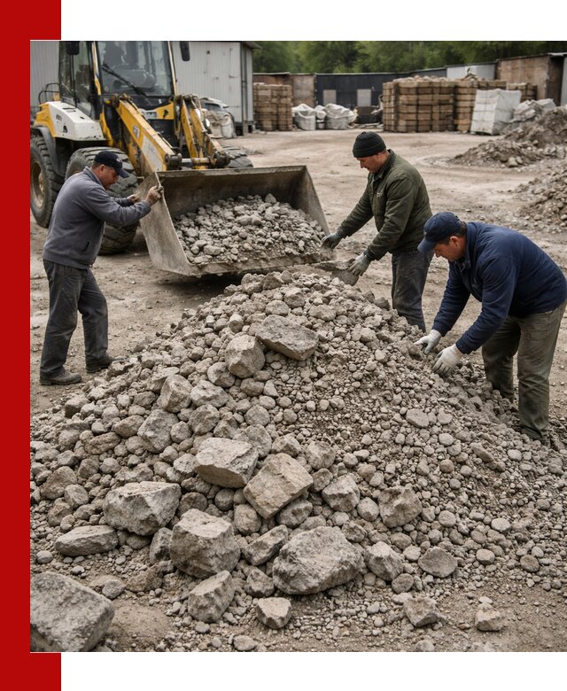 Демонтаж и вывоз бой бетона в Сестрорецке