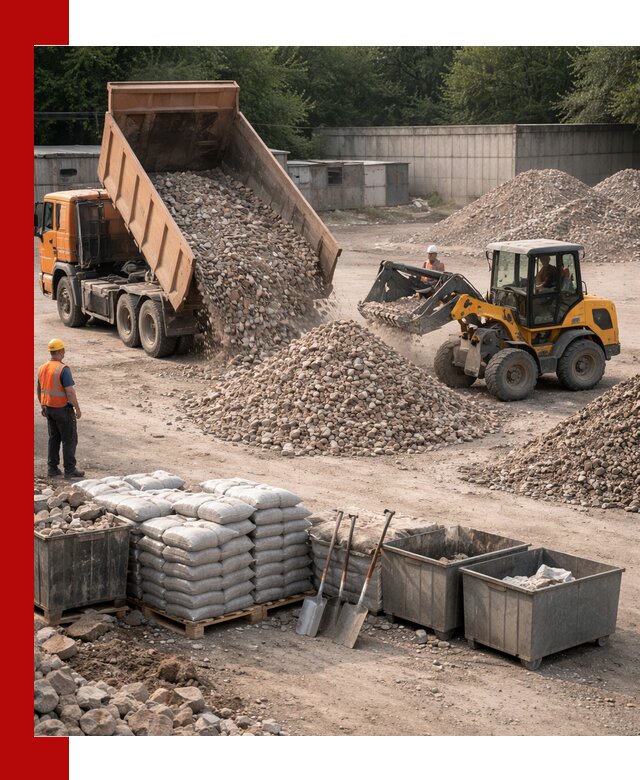 Вторичные материалы для отсыпки в Сестрорецке — поставка и доставка