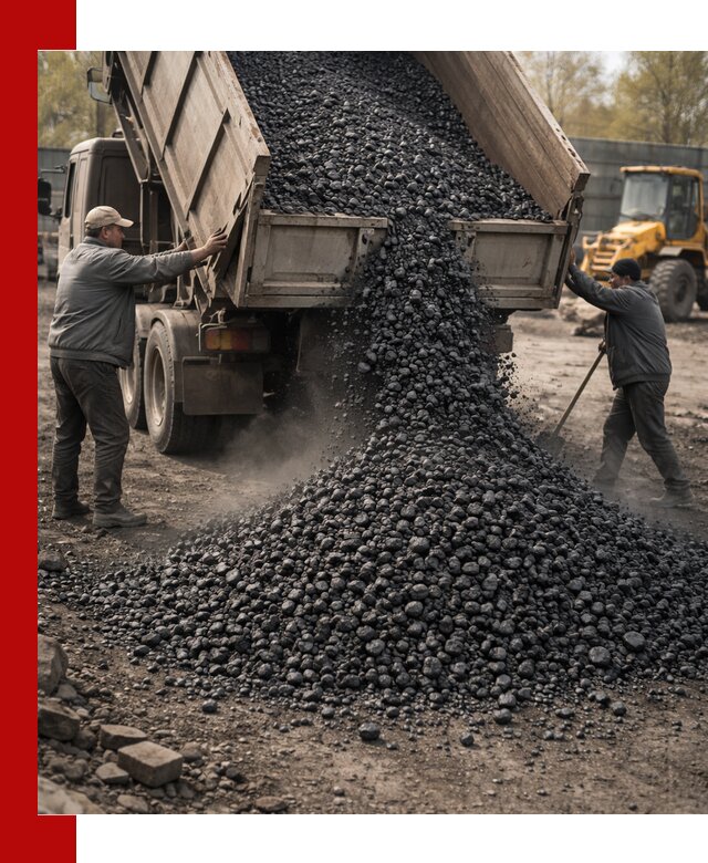 Доставка угля семечка самосвалами в Сестрорецке