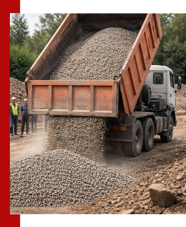 Доставка сыпучих материалов самосвалом в Сестрорецке быстро и надежно