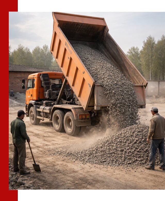 Доставка самосвалом 20 м3 в Сестрорецке быстро и надежно