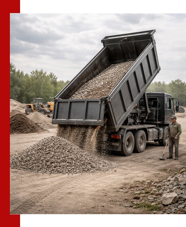 Доставка самосвалом 30 м3 по выгодным ценам в Сестрорецке