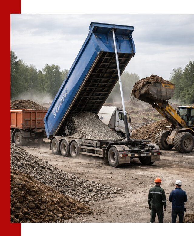 Аренда тонар 40 тонн в Сестрорецке с доставкой материалов