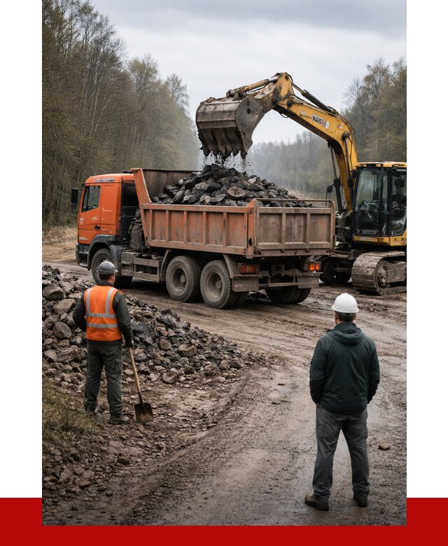 Вывоз асфальта в Сестрорецке от 4612 р. самосвалом ПРОНЕРУДСст