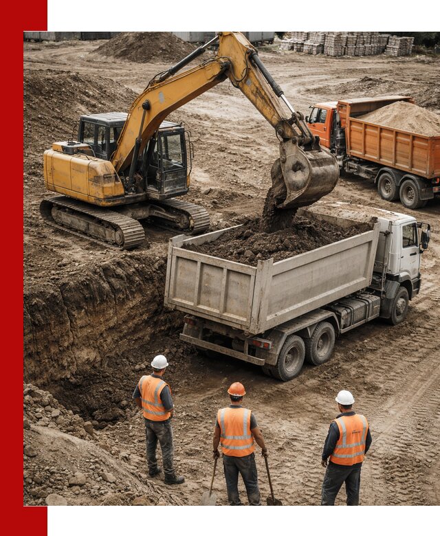 Разработка грунта для строительства и благоустройства в Сестрорецке