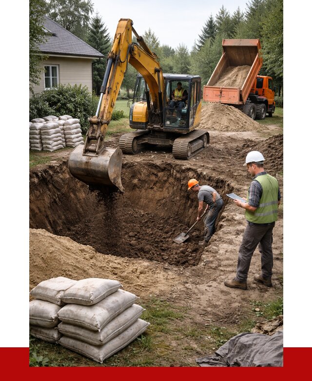 Рытье котлована в Сестрорецке быстро от 4612 р. ПРОНЕРУДСст