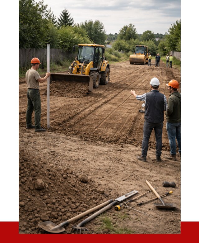 Планировка участка грунтом в Сестрорецке от 4612 р ПРОНЕРУДСст